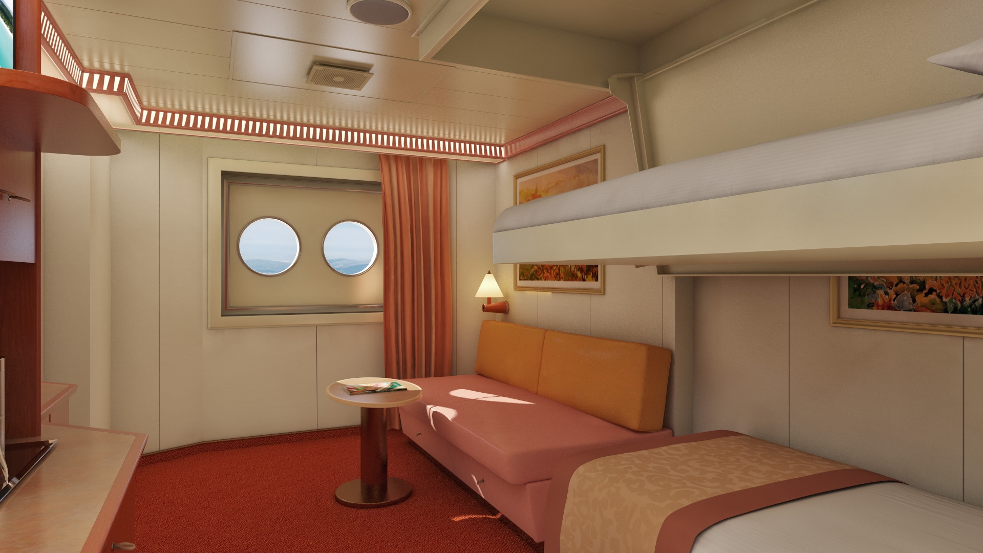 Interior Upper/Lower (and Porthole)